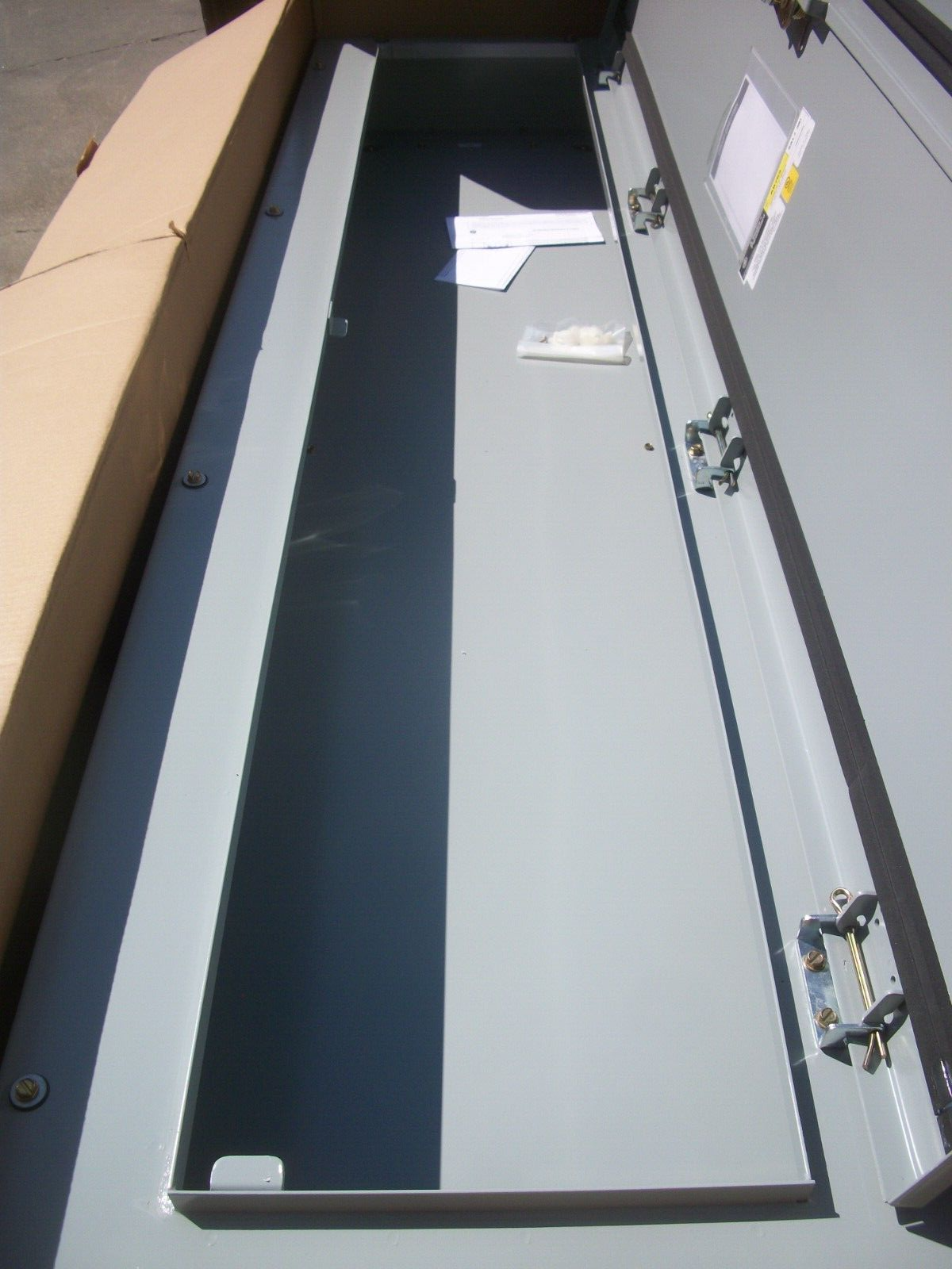 GE A-SERIES 77" H X 20.5" W PANELBOARD ENCLOSURE ONLY TYPE 3R,12 AB763 NIB