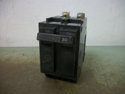 GE THQB CIRCUIT BREAKER THQB2150 50AMP 240VOLT 2POLE OLD