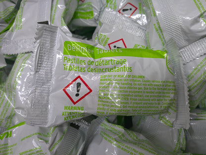 KAY BOX OF 98 1.4oz. MACHINE EQUIPMENT DELIMER TABLETS NIB