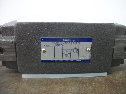 YUKEN RELIEF MODULAR VALVE MBW-03-B-20 NOB