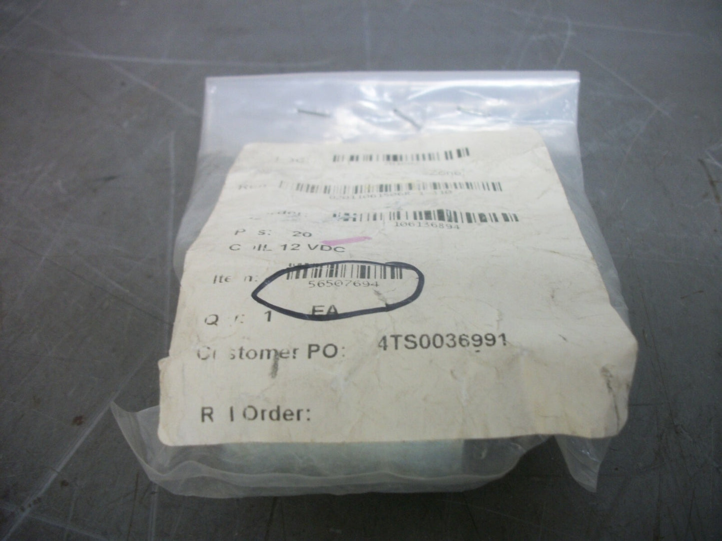 NILFISK 12VDC COIL 56507694 NEW