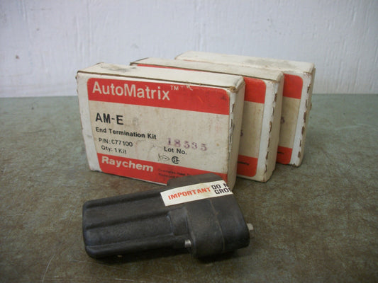 RAYCHEM LOT OF 3 AUTOMATRIX AM-E END TERMINATION KITS C77100 NIB