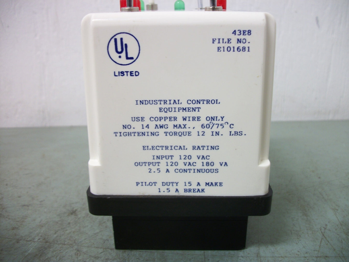 MPE DUPLEX PUMP CONTROLLER 010-120-122 INPUT 120VAC OUTPUT 120VAC 180VA 2.5A NOB