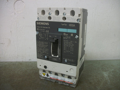 SIEMENS HDGA CIRCUIT BREAKER HDX3B100 100AMP 600VOLT 3POLE CHIPPED