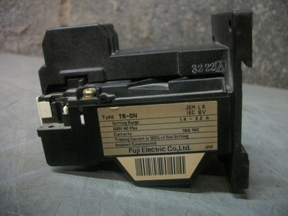 FUJI THERMAL OVERLOAD RELAY TR-0N 1.4-2.2AMP