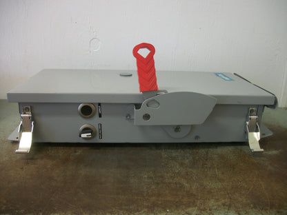 SIEMENS 3PH PUMP CONTROL PANEL 3R 82ADD6FBH 460VOLT 10HP 30AMP FUSIBLE NOB