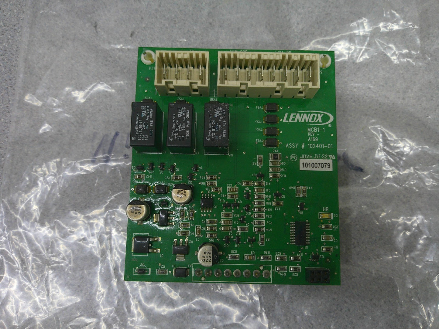 LENNOX MCB1-1 PCB CONTROL BOARD 102401-01 REV A V1.02