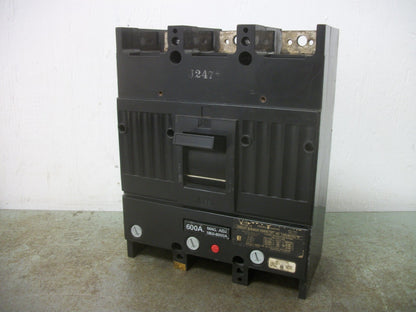 GE TJK CIRCUIT BREAKER TJK636F000 600AMP 600VOLT 3POLE W/600A TRIP