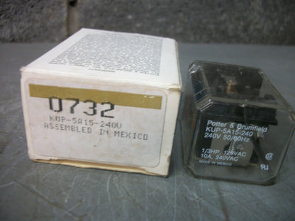 POTTER and BRUMFIELD RELAY KUP-5A15-240V 240VCOIL NIB