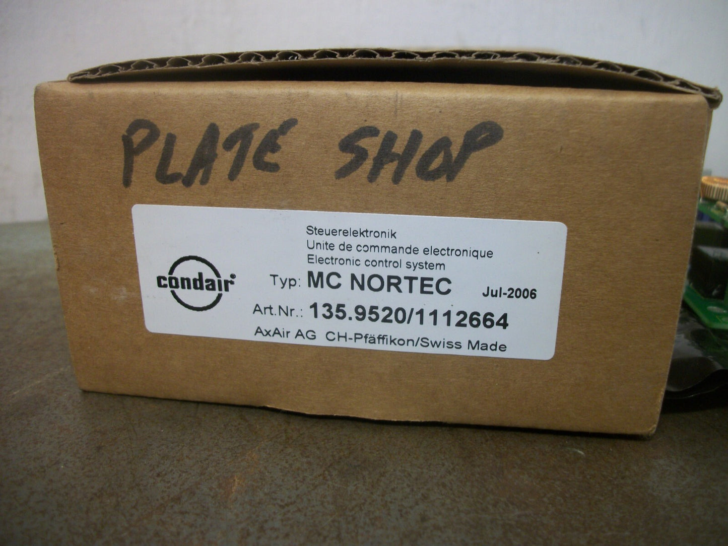 CONDAIR MC NORTEC ELECTRONIC CONTROL SYSTEM 135.9520/1112664 NIB