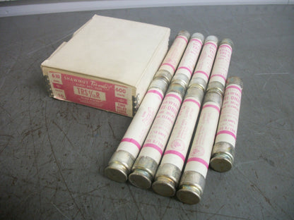 GOULD SHAWMUT BOX OF 9 TRI-ONIC FUSES TRS6/10R 6/10AMP 600VOLT NIB