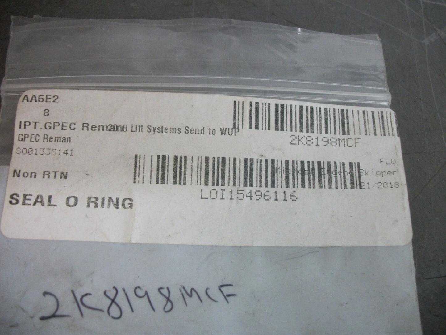 CAT LOT OF 8 O-RINGS 2K8198 NEW