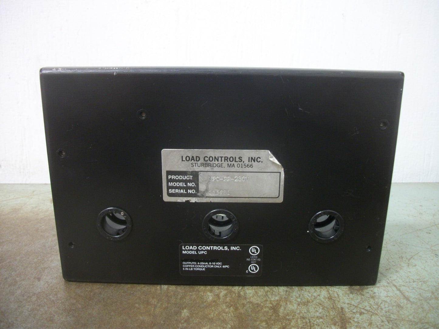 LOAD CONTROLS INC UPC UNIVERSAL POWER CELL UPC-FR-230V 4-20mA 0-10VDC