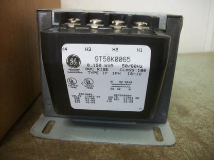 GE 0.150KVA 1PH TRANSFORMER 9T58K0065 HV 230X575 LV 95/115 NIB