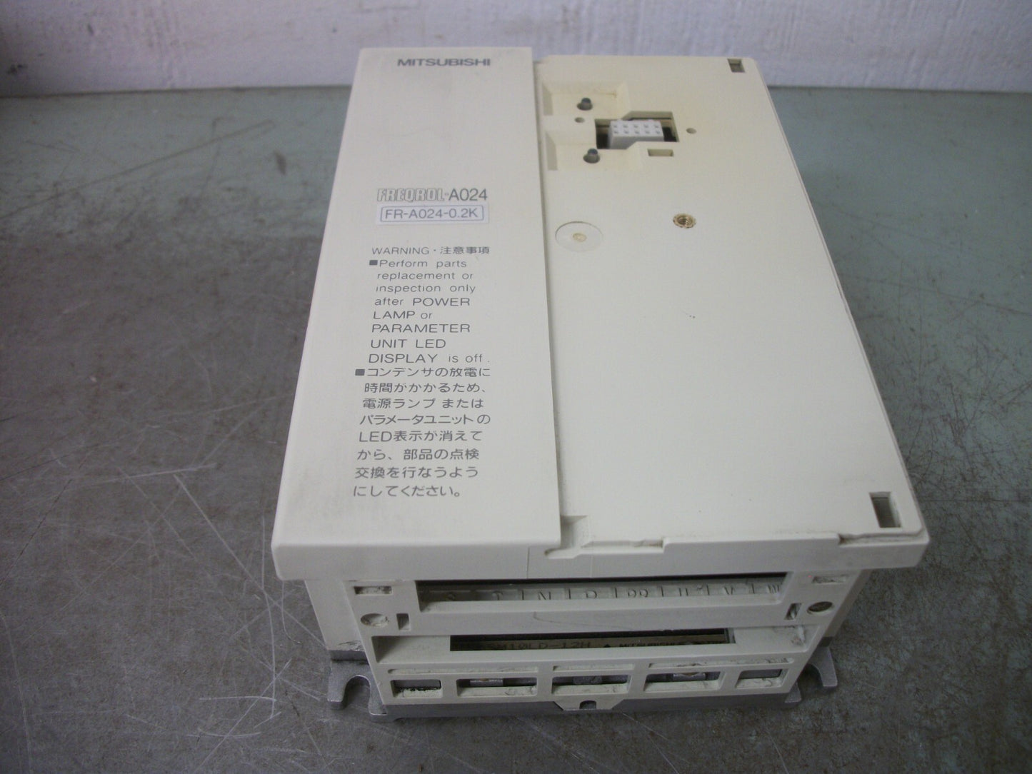 MITSUBISHI FREQROL-A024 0.2KW INVERTER DRIVE FR-A024-0.2KP 230VOLT 1.5AMP