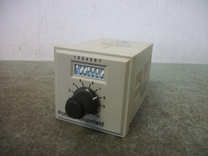 POTTER & BRUMFIELD PROGRAMMABLE TIME DELAY RELAY CNS-35-92 0.1SEC TO 100MIN