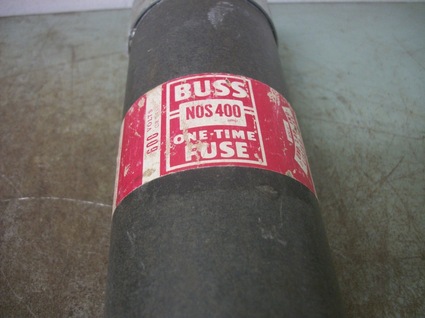 BUSSMANN ONE-TIME FUSE NOS400 400AMP 600VOLT
