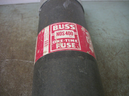 BUSSMANN ONE-TIME FUSE NOS400 400AMP 600VOLT