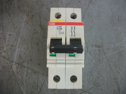 ABB MINI CIRCUIT BREAKER S282K6A 6AMP 480VOLT 2POLE