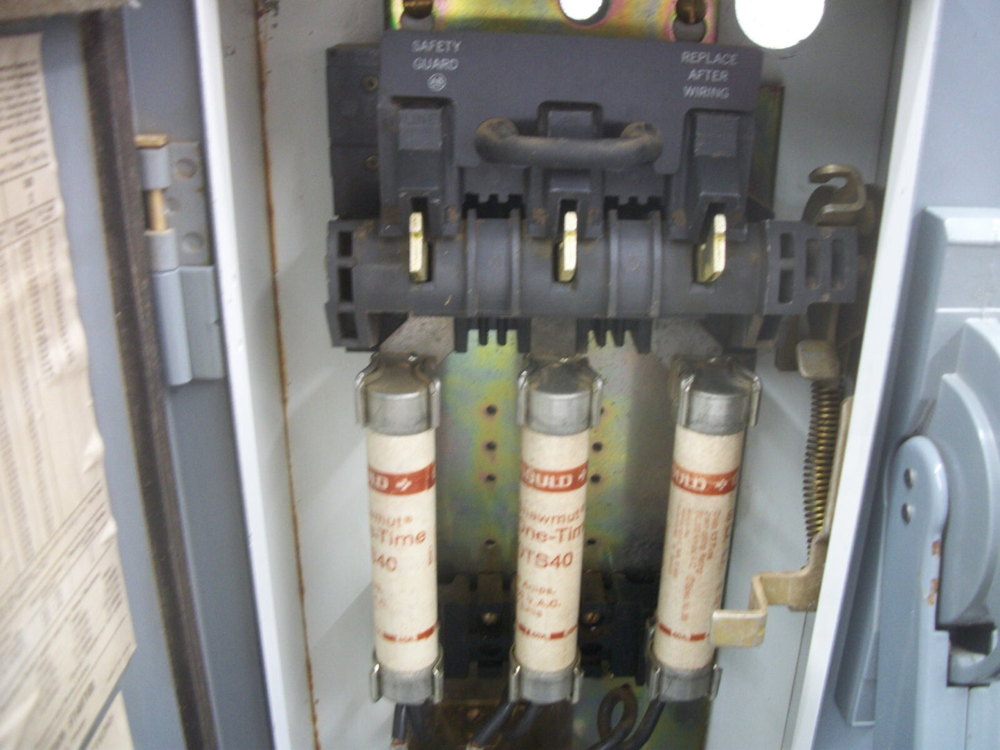 ALLEN-BRADLEY SIZE 2 STARTER COMBO 709-COD103 120VCOIL 60AMP FUSIBLE