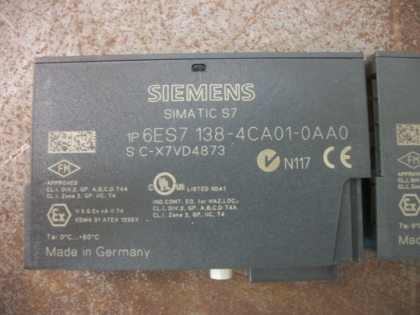SIEMENS SIMATIC S7 LOT OF 2 POWER MODULES 6ES7 138-4CA01-0AA0