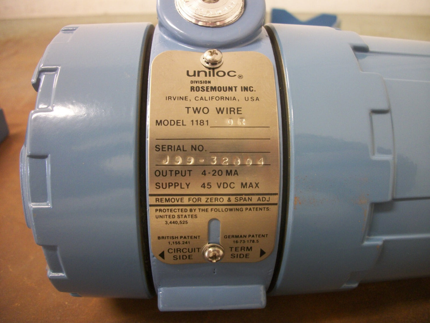 UNILOC ROSEMOUNT COMBINATION pH/ORP TWO-WIRE DIGITAL TRANSMITTER 1181OR-06 NIB