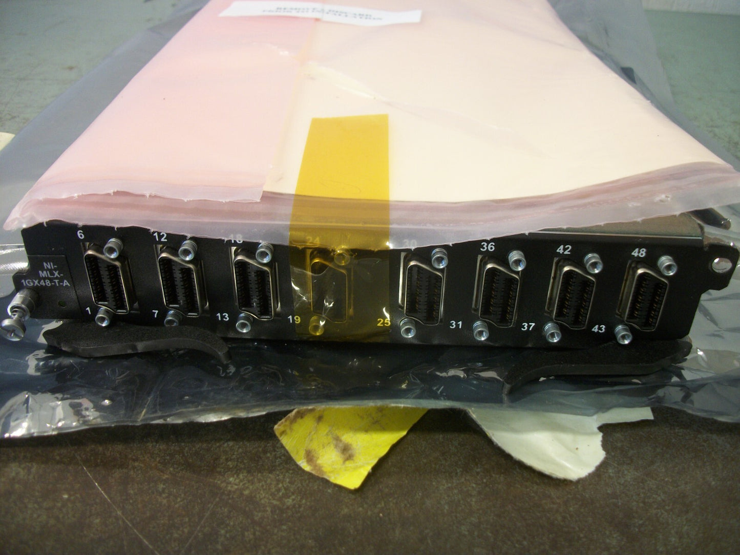 BROCADE NETIRON MLX SERIES 48-PORT GIGABIT SWITCHING MODULE NI-MLX-1GX48-T-A NOB