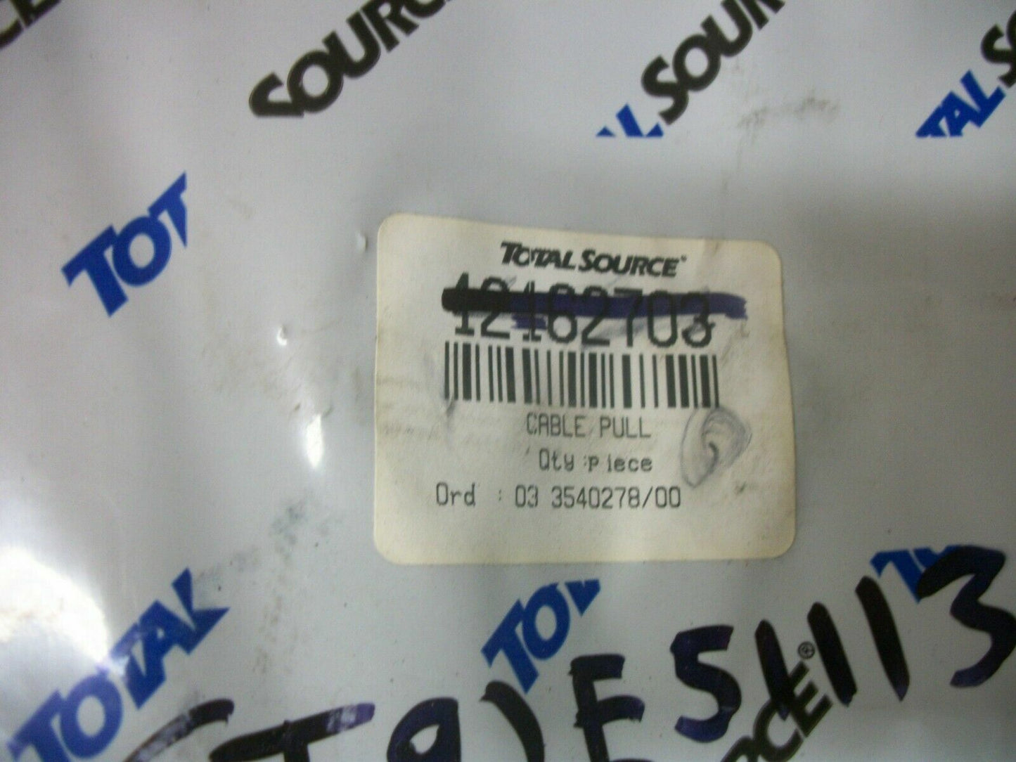 TOTAL SOURCE PULL CABLE 12462703 NEW