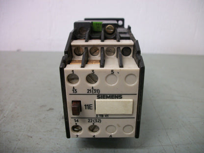 SIEMENS SIZE 0 CONTACTOR 3TB4112-0B 24VCOIL 22AMP 3PH 600V 5HP