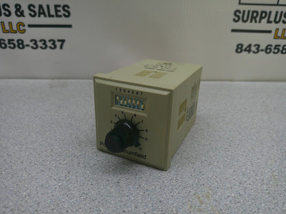POTTER & BRUMFIELD PROGRAMMABLE TIME DELAY RELAY CNS-35-92 0.1SEC TO 100MIN