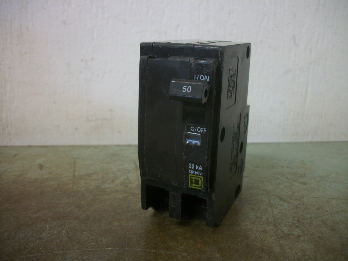 SQUARE D QO CIRCUIT BREAKER QO250VH 50AMP 240VOLT 2POLE 22kA