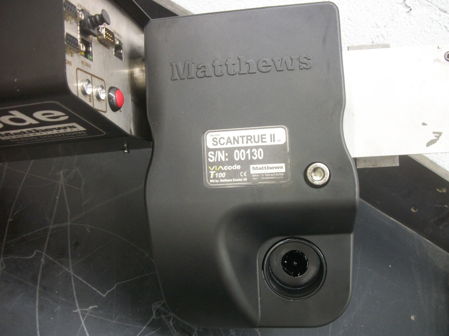 MATTHEWS VIACODE T100 SCANTRUE II BOX PRINTER