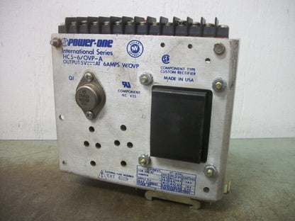 POWER-ONE POWER SUPPLY W/OVERVOLTAGE PROTECTION HC5-6/OVP-A 5VDC 6AMP
