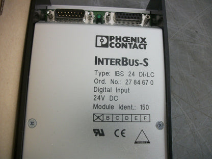 PHOENIX CONTACT DIGITAL INPUT MODULE IBS24DI/LC NIB