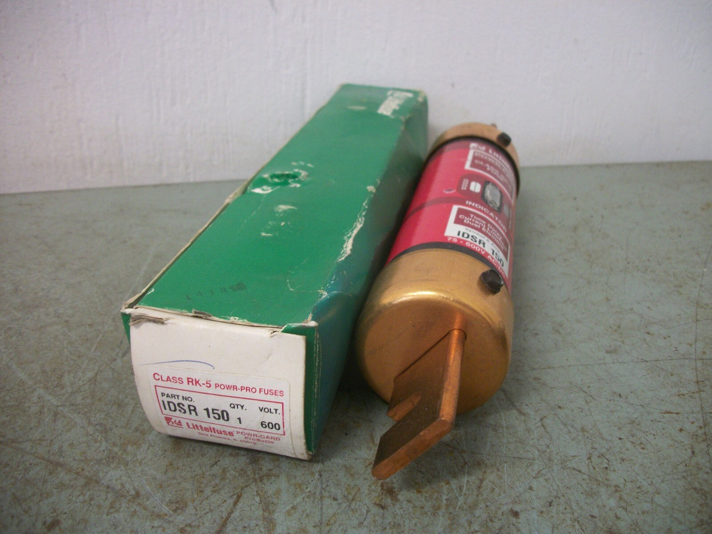 LITTELFUSE POWR-PRO INDICATOR FUSE IDSR150 150AMP 600VOLT NIB