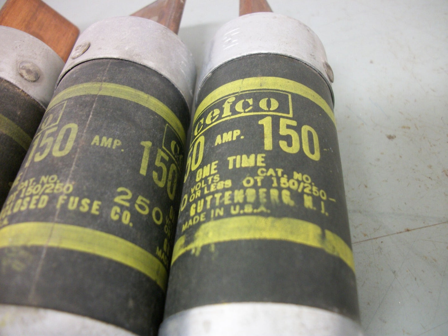 CEFCO LOT OF 7 FUSES OT150/250 150AMP 250VOLT