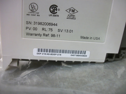 SQUARE D TSX COMPACT 16X24VDC DISCREET INPUT MODULE DEP 216/AS-BDEP-216 NOB