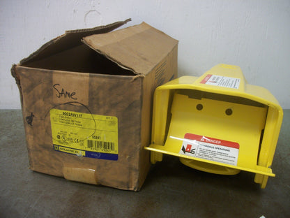 SQUARE D YELLOW FOOT SWITCH 9002AW117 600VOLT NIB