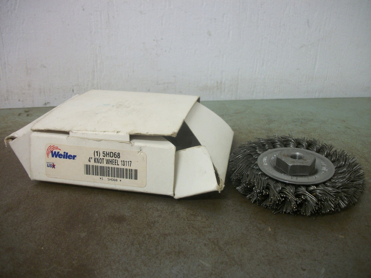 WEILER 5HD68 4" KNOT WHEEL 13117 NIB