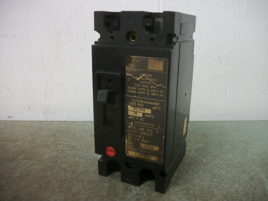 CUTLER-HAMMER EHC CIRCUIT BREAKER EHC2020 20AMP 480VOLT 2POLE NOB