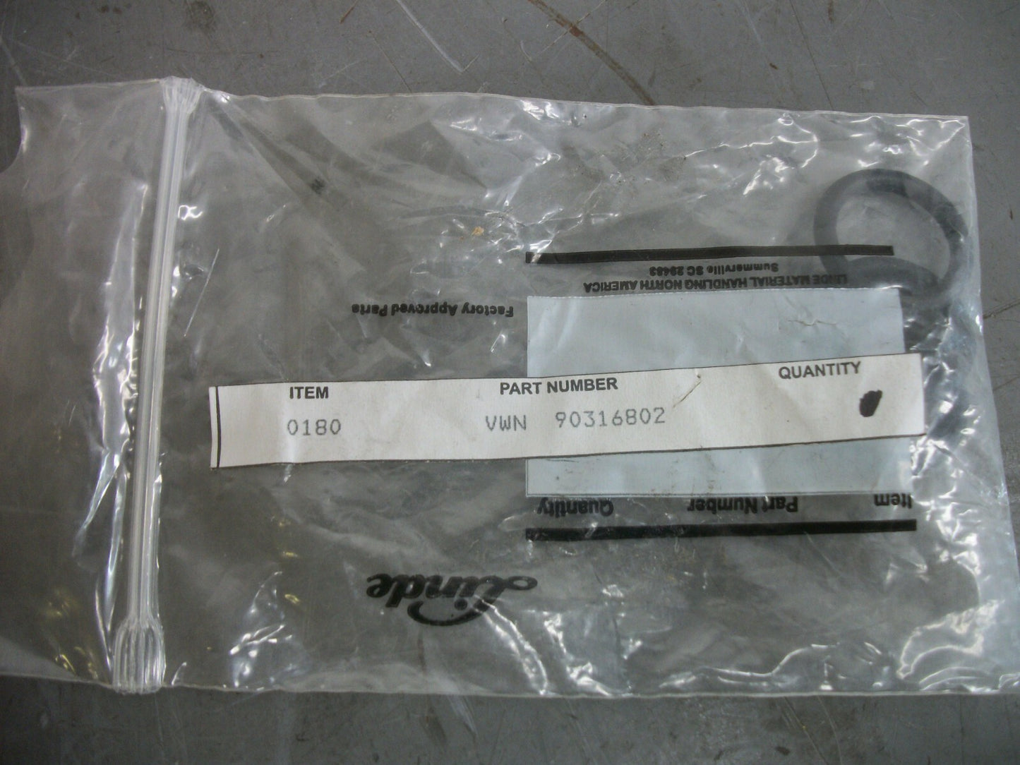 LINDE LOT OF 3 O-RINGS VWN90316802 NEW