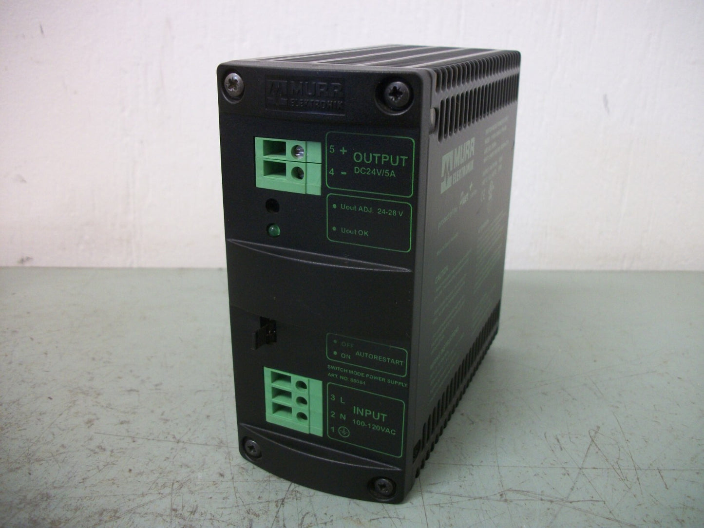 MURR ELEKTRONIK SWITCH MODE POWER SUPPLY MCS5-115/24 24VDC 5AMP