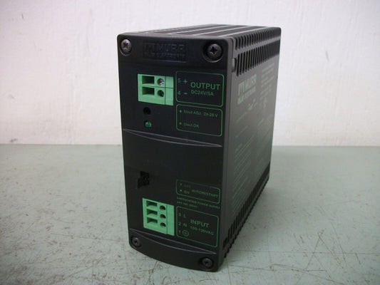 MURR ELEKTRONIK SWITCH MODE POWER SUPPLY MCS5-115/24 24VDC 5AMP
