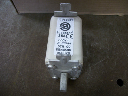 BUSSMANN BOX OF 6 HIGH SPEED FUSES 170E5831 35AMP 660VOLT NIB