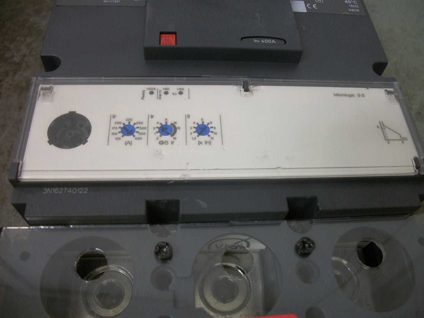 SQUARE D POWERPACT LJ CIRCUIT BREAKER LJL36400U31XLY 400AMP 600VOLT 3POLE