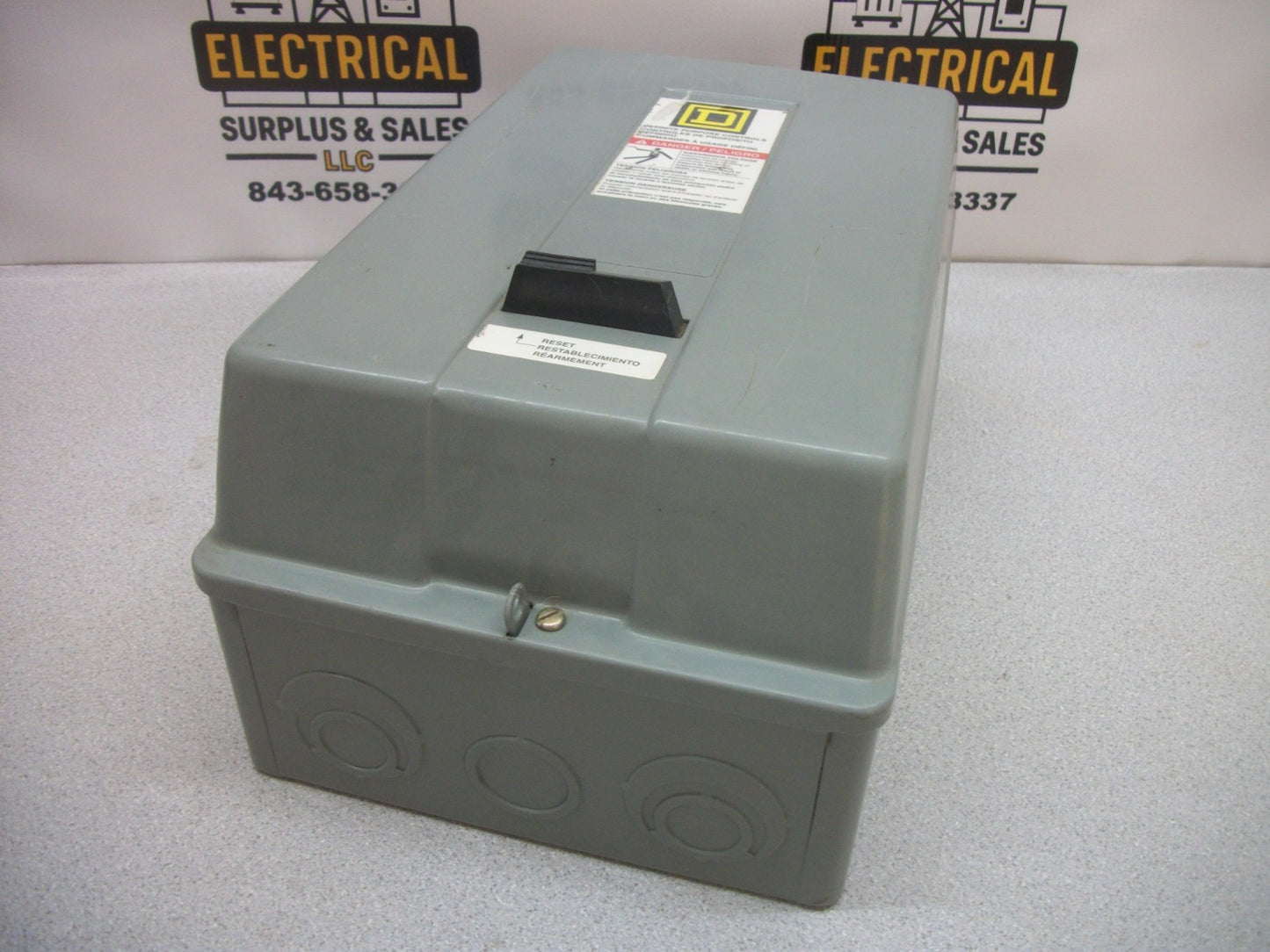 SQUARE D MOTOR STARTER ENCLOSURE ONLY 8911DPSG53V06 NEW