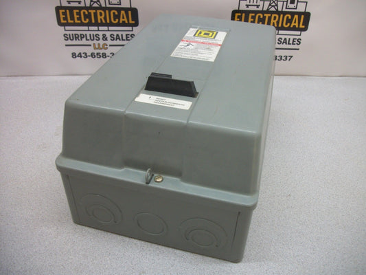 SQUARE D MOTOR STARTER ENCLOSURE ONLY 8911DPSG53V06 NEW