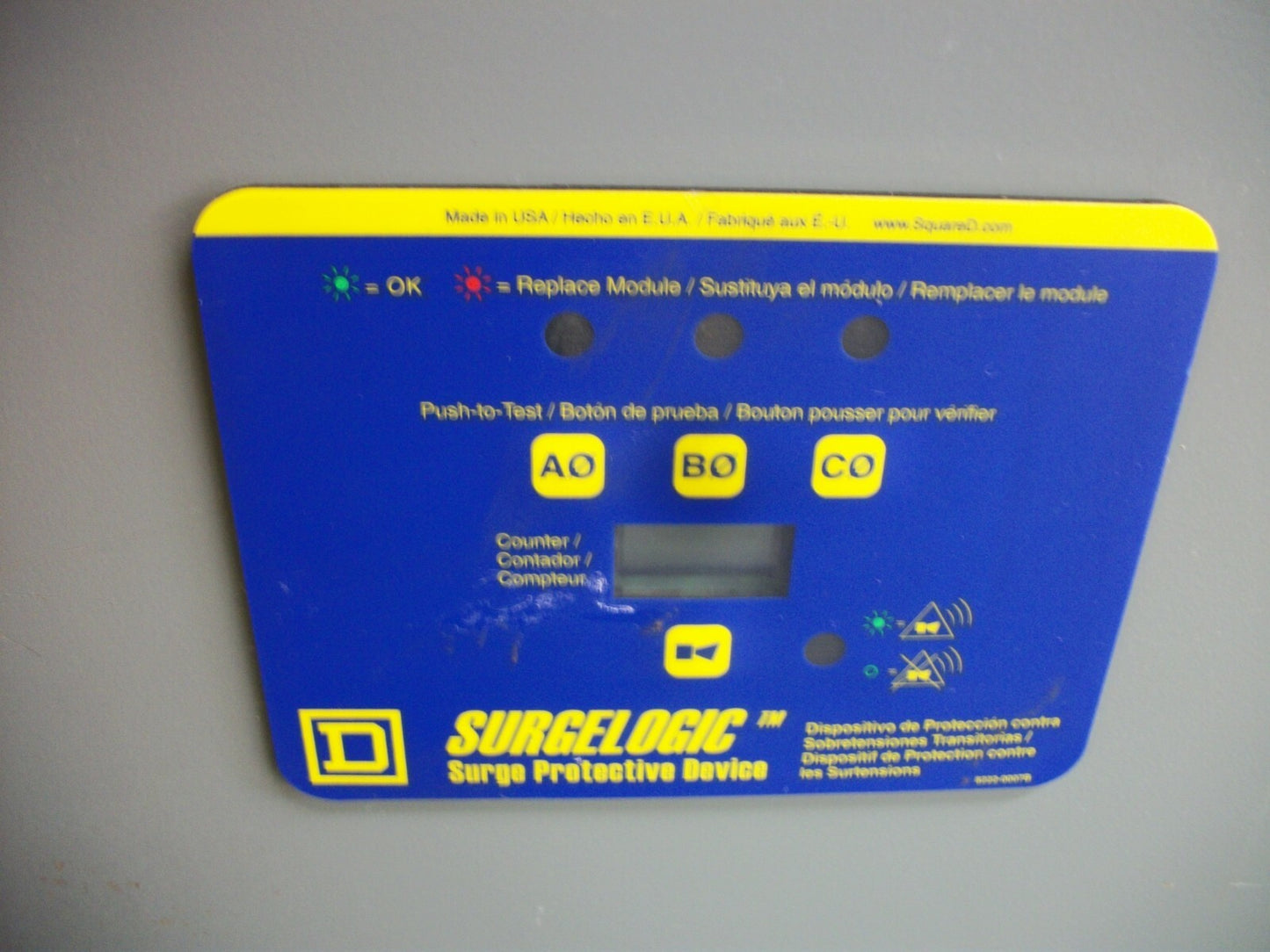 SQUARE D SURGE PROTECTIVE BUS PLUG PIU4IMA16C 480VOLT 3PH 4W FHP36000M4200 NOB