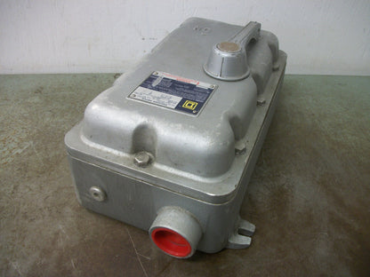 SQUARE D ENCL CIRCUIT BREAKER 3R H-100-XFA 100AMP 600VOLT 3POLE W/BREAKER NOB