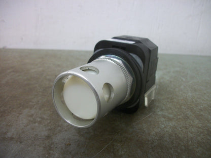 ALLEN-BRADLEY WHITE ILLUMINATED MOMENTARY PUSHBUTTON 800T-PA16W 120VOLT